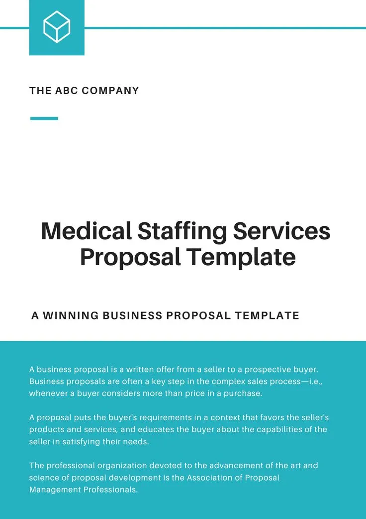 healthcare staffing business proposal template