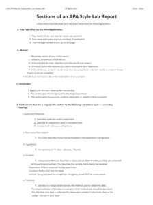 Apa Format Lab Report Template apa-format-lab-report-template