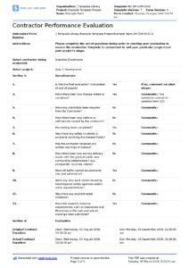 contractor-performance-assessment-report-template