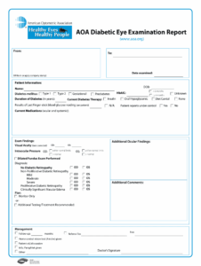 diabetic-eye-exam-report-template