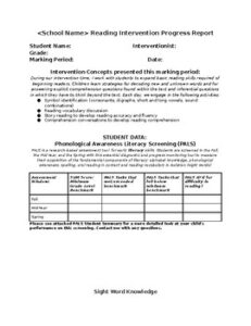 Elementary Reading Intervention Progress Report Template elementary-reading-intervention-progress-report-template