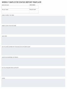 employee-work-status-report-template