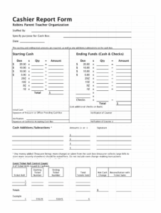 End of Day Cash Register Report Template end-of-day-cash-register-report-template