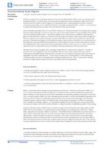 environmental-compliance-audit-report-template