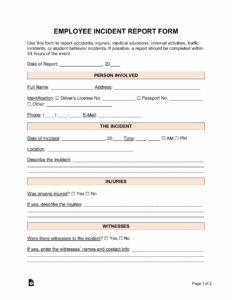 Human Resources Incident Report Template human-resources-incident-report-template