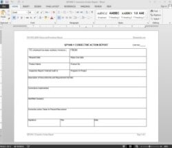 ISO 9001 Corrective Action Report Template iso-9001-corrective-action-report-template