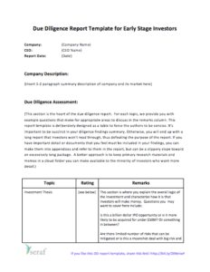 Legal Due Diligence Report Template legal-due-diligence-report-template