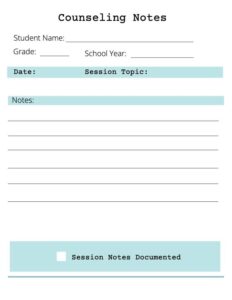 school-counseling-progress-report-template
