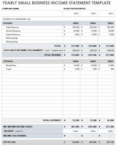 Small Business Financial Report Template small-business-financial-report-template
