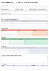 Software Project Closure Report Template software-project-closure-report-template