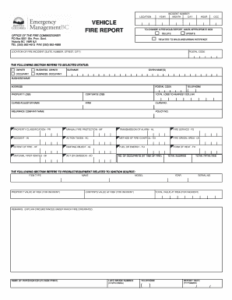 Vehicle Fire Investigation Report Template vehicle-fire-investigation-report-template