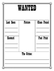 wanted-poster-book-report-template
