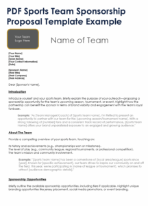 sports-team-sponsorship-proposal-template