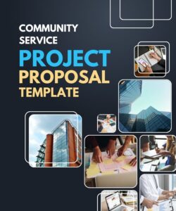 Community Service Project Proposal Template