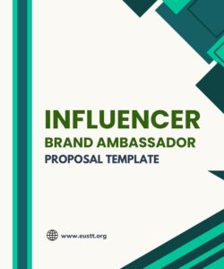 Influencer Brand Ambassador Proposal Template Influencer Brand Ambassador Proposal Template