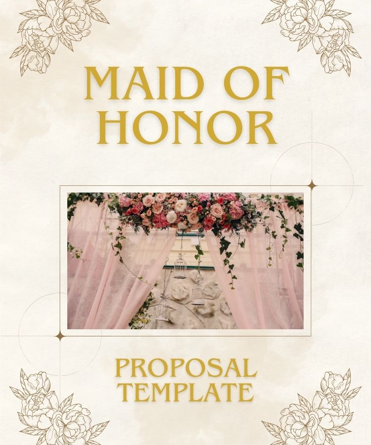 Maid Of Honor Proposal Template