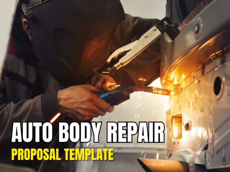 Auto Body Repair Proposal Template