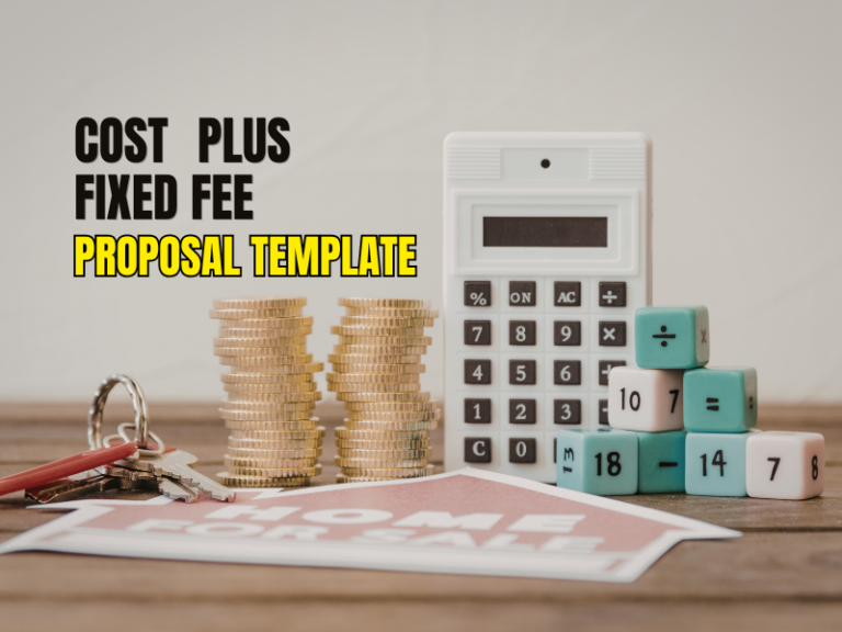 cost plus fixed fee proposal template