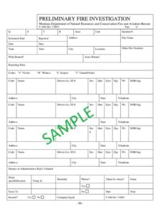 Fire Cause And Origin Report Template